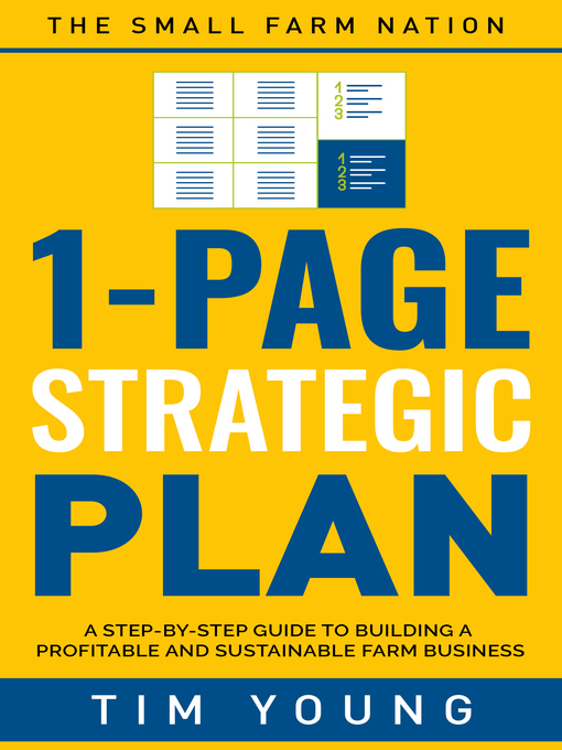 Title details for 1-Page Strategic Plan by Tim Young - Available